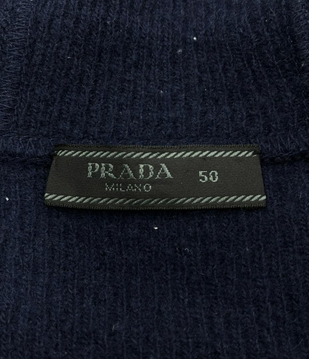 プラダ ジップアップパーカー ニットパーカー レディース SIZE 50 (XL) PRADA