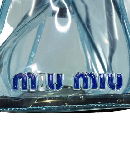 Miu Miu ショルダーバッグ 肩掛け クリアバッグ ビニールバッグ レディース ミュウ ミュウ