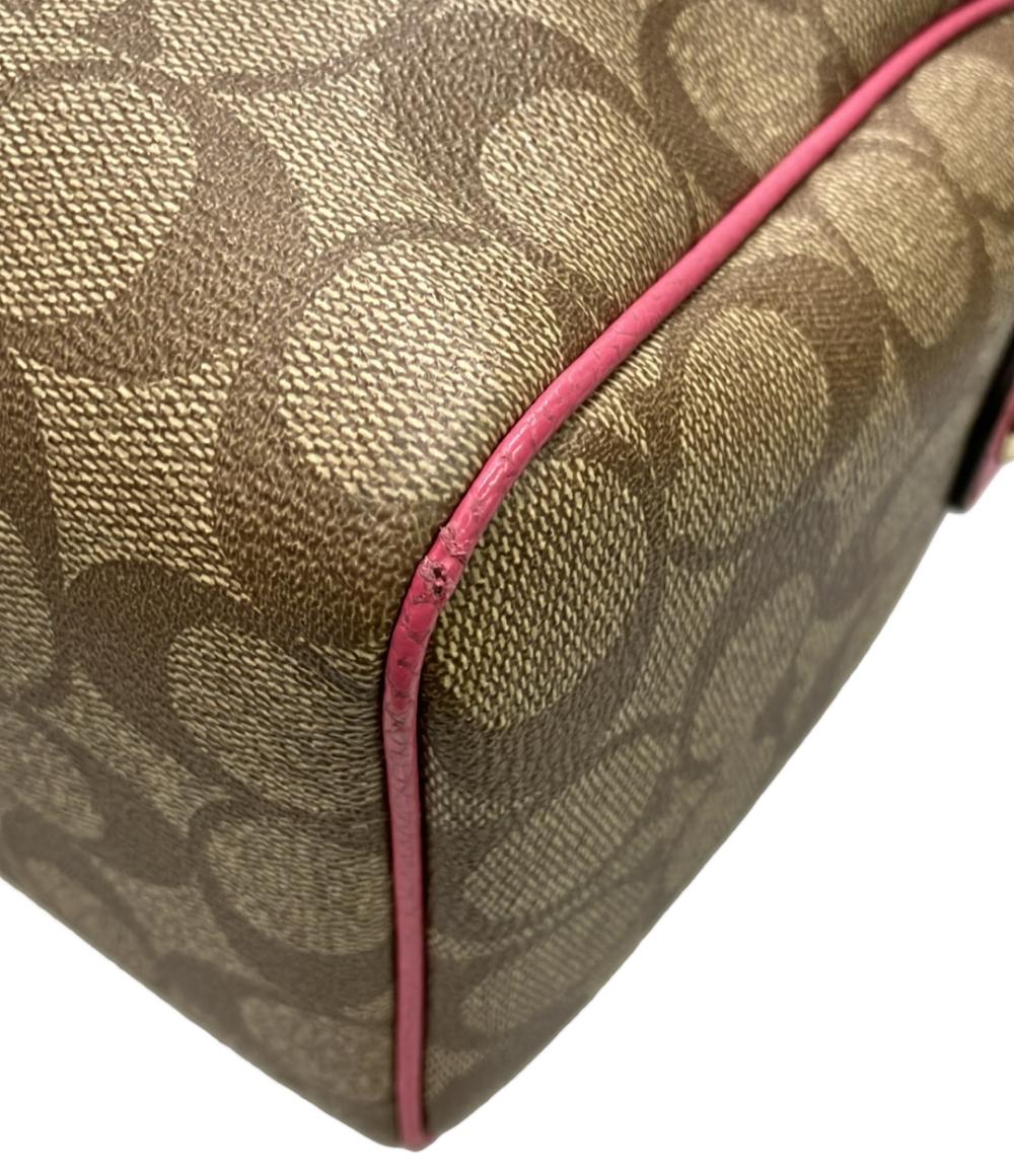 COACH ハンドバッグ ショルダーバッグ 2WAY 斜め掛け シグネチャー PVC F36702 レディース コーチ