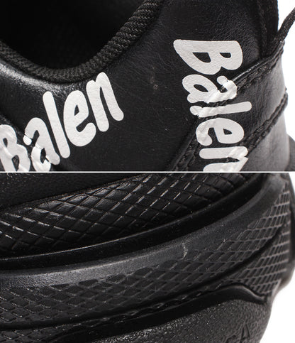 美品 BALENCIAGA ローカットスニーカー 厚底 Triple S LOGO レディース メンズ SIZE 25.0 バレンシアガ
