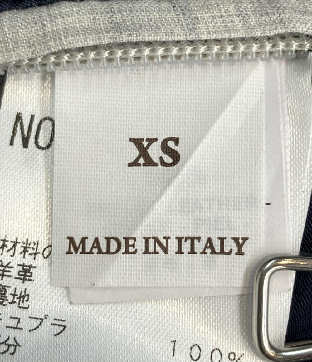 Brunello Cucinelli レザージャケット ブルゾン ダブルジップ DT9225319 メンズ SIZE XS ブルネロクチネリ