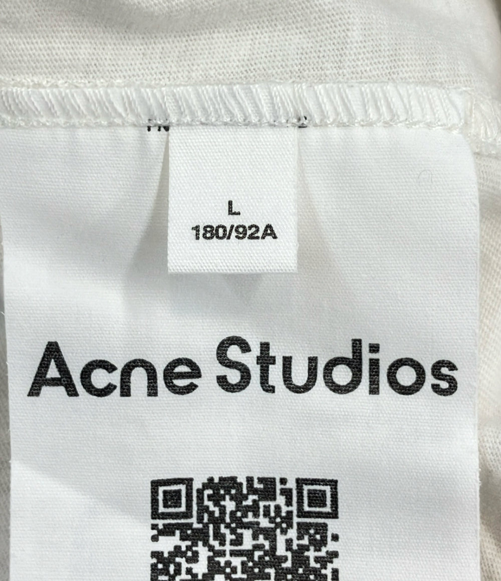 美品 Acne Studios 半袖プリントTシャツ FN-WN-TSHI000882 レディース SIZE L アクネ ストゥディオズ