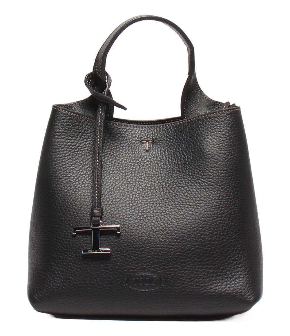 美品 トッズ 2wayショルダーバッグ ハンドバッグ 斜め掛け マイクロ Tタイムレス レディース TOD’S