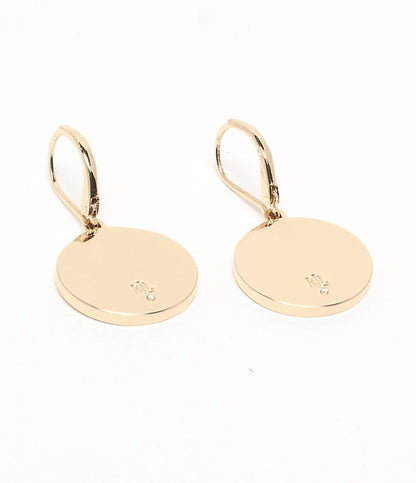 美品 ラルフローレン ピアス ゴールドプレーテッド ロゴ ドロップ レディース RALPH LAUREN