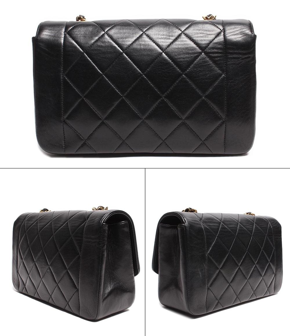 シャネル チェーンレザーショルダーバッグ ココマーク ゴールド金具