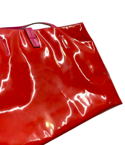 Salvatore Ferragamo トートバッグ パテントレザー リボン ヴァラ AU21 C252 レディース サルヴァトーレフェラガモ