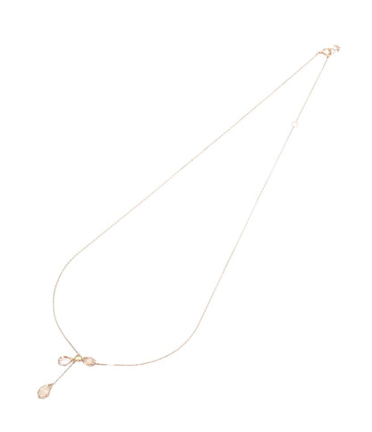 美品 スタージュエリー ネックレス K10 ローズクォーツ ペリドット レディース STAR JEWELRY