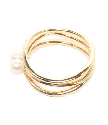 美品 TASAKI リング 指輪 K18 パール3.5mm レディース SIZE 9号 タサキ