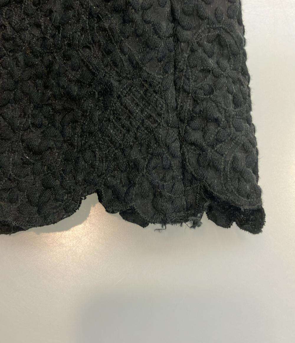 CECILIE BAHNSEN ショートパンツ ジャカード 花模様 フェミニン 1577-343-9068 レディース SIZE 8 (M) セシリー バンセン