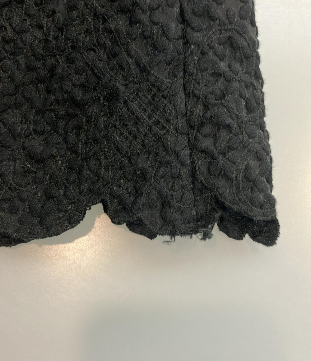 CECILIE BAHNSEN ショートパンツ ジャカード 花模様 フェミニン 1577-343-9068 レディース SIZE 8 (M) セシリー バンセン