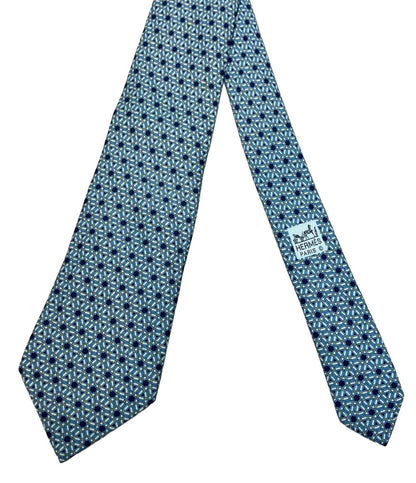 HERMES ネクタイ シルク100% メンズ エルメス