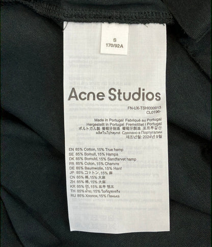 Acne Studios 半袖 ヴィンテージ加工 ロゴTシャツ FN-UX-TSHI000013 メンズ SIZE S アクネ ストゥディオズ