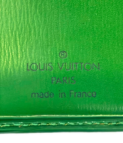 ルイヴィトン 二つ折り財布 ポルトビエ コンパクト エピ ボルネオグリーン M63554 レディース LOUIS VUITTON