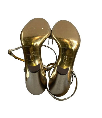 サルヴァトーレフェラガモ アンクルストラップサンダル レディース SIZE 7 1/2 (XL) Salvatore Ferragamo