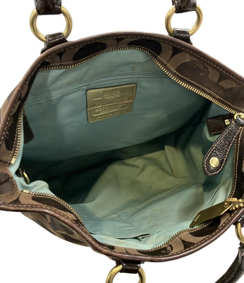 COACH 2WAY ハンドバッグ ショルダーバッグ 肩掛け オプアート 12963 レディース コーチ