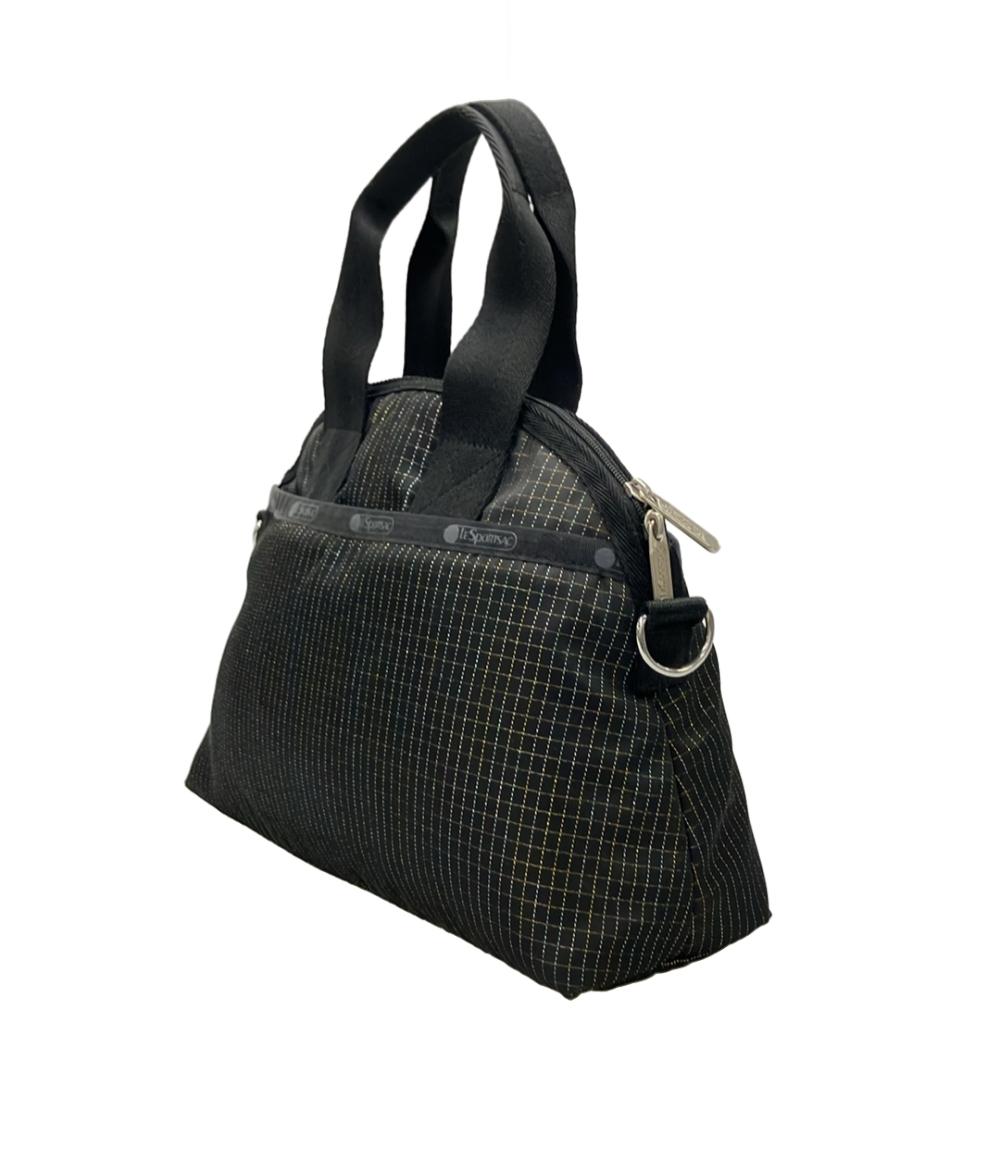 美品 LeSportsac 2way ハンドバッグ ショルダーバッグ 斜め掛け チェック柄 レディース レスポートサック