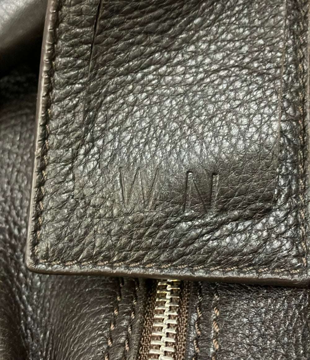 Ermenegildo Zegna 2WAY ボストンバッグ ショルダーバッグ 斜め掛け メンズ エルメネジルドゼニア