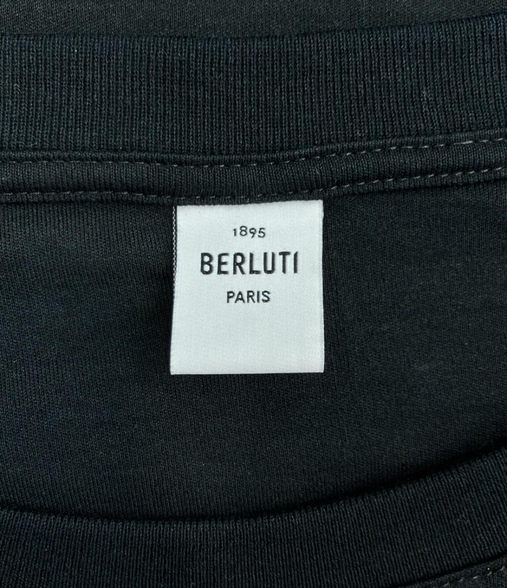 Berluti 半袖Tシャツ レザーパッチ メンズ SIZE L ベルルッティ