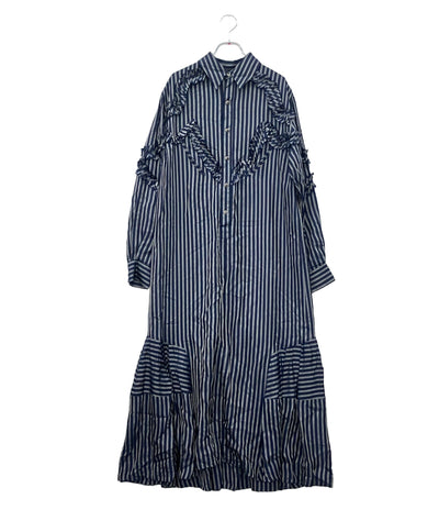TOGA PULLA 長袖 ワンピース ストライプ レディース SIZE 36 (XS) トーガプルラ