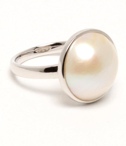 美品 リング 指輪 SV925 マベパール 15mm レディース SIZE 13号