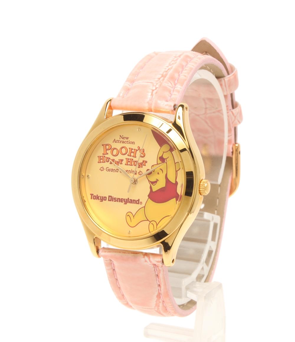 Disney 腕時計 POOH'S HUNNY HUNT プーさんのハニーハントオープン記念 クオーツ レディース メンズ ディズニー