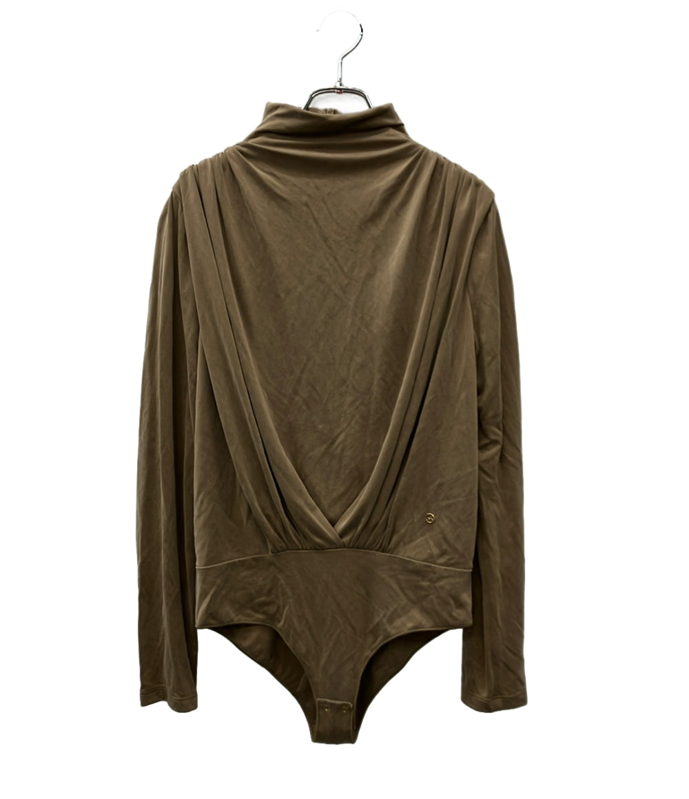 GIORGIO ARMANI ボディスーツ カットソー 長袖 後ろフルジップ 6RAR53 AJBSZ レディース SIZE 40 (M) ジョルジオアルマーニ