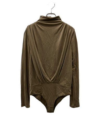 GIORGIO ARMANI ボディスーツ カットソー 長袖 後ろフルジップ 6RAR53 AJBSZ レディース SIZE 40 (M) ジョルジオアルマーニ