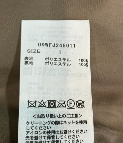 Mila Owen ノーカラージャケット 金釦クロップドファージャケット 09WFJ245911 レディース SIZE 1 (S) ミラ オーウェン