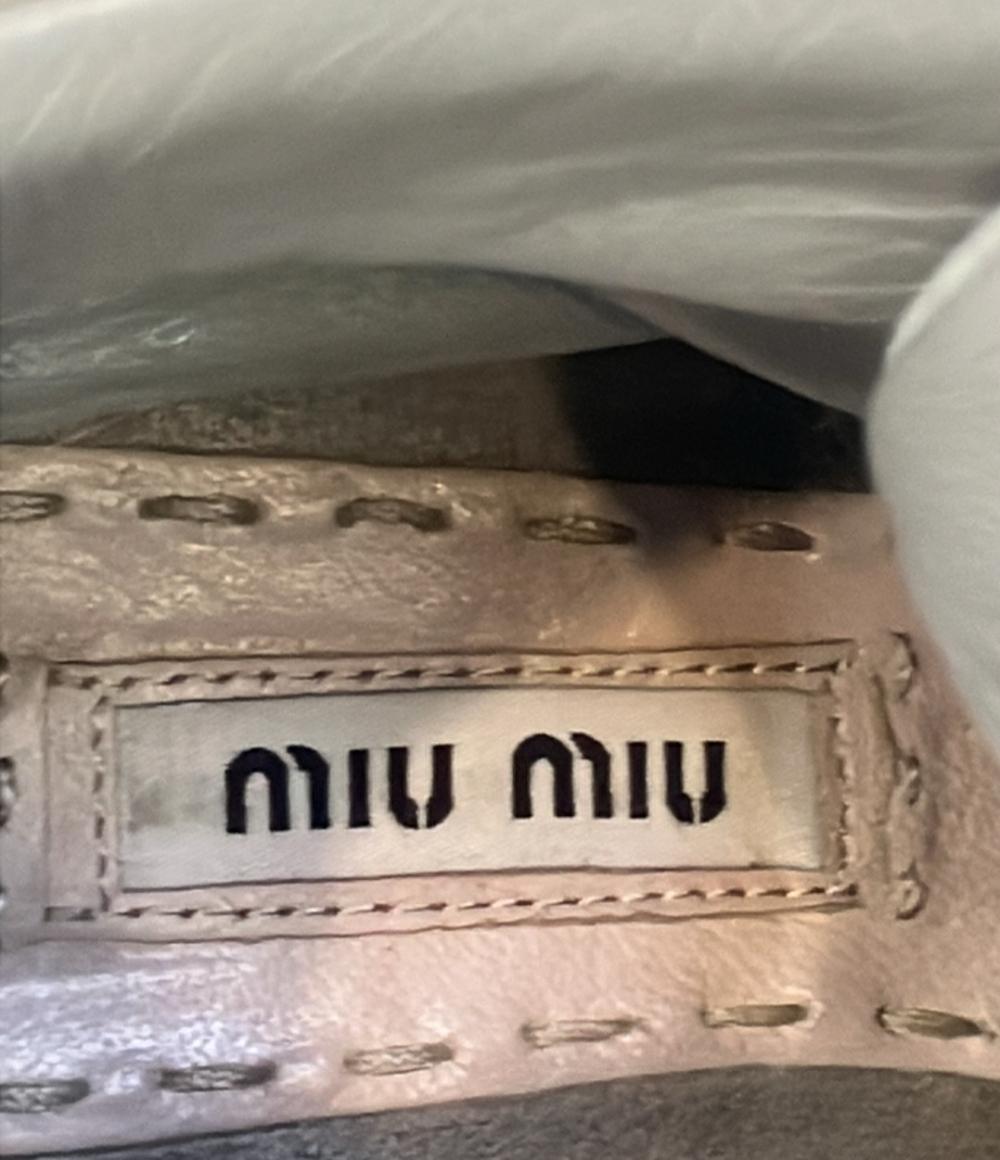 Miu Miu ハイカットスニーカーウェッジソール レディース SIZE 35.5 (S) ミュウ ミュウ
