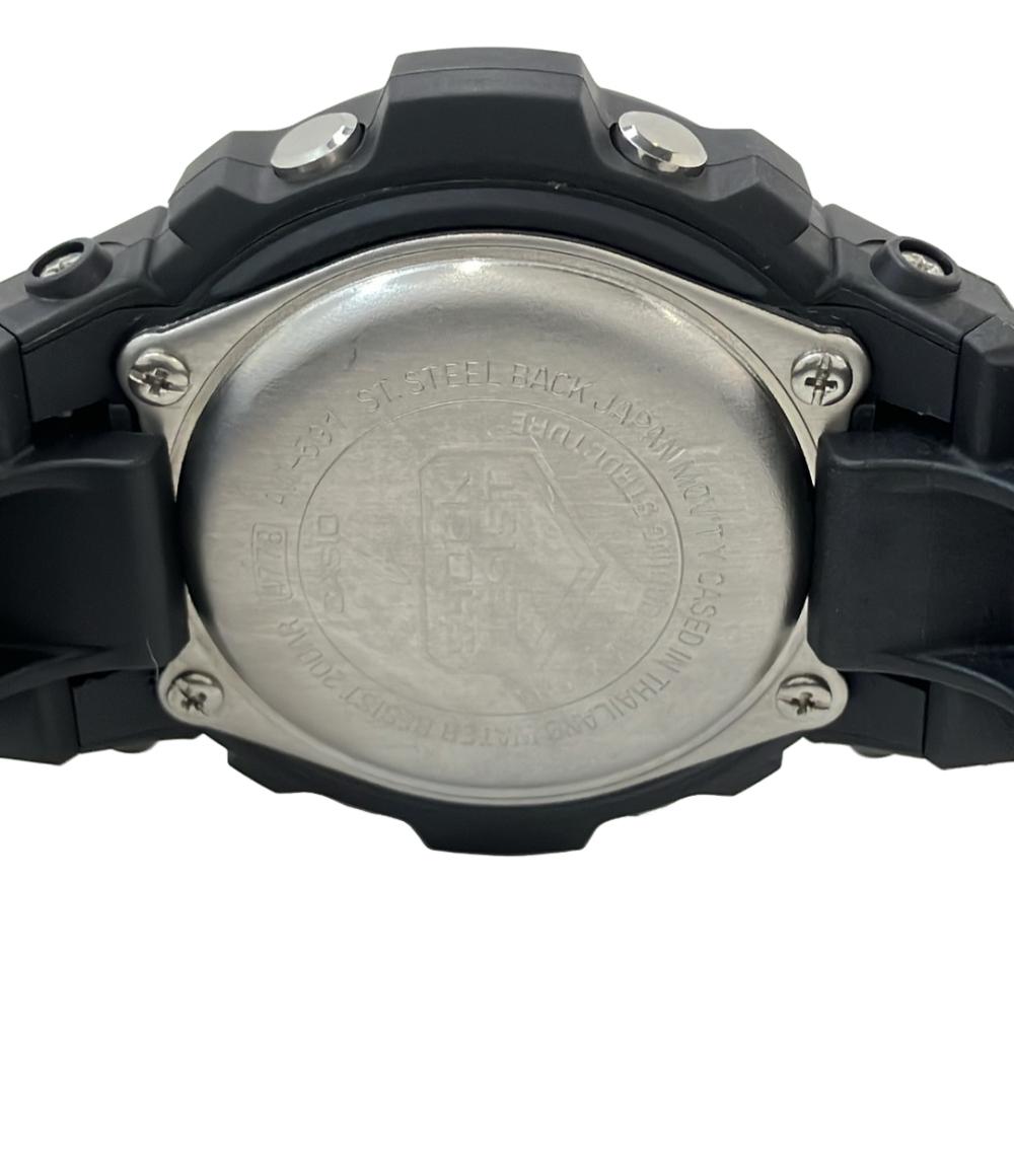 カシオ 腕時計 G-SHOCK クオーツ ブラック AW-591 メンズ CASIO