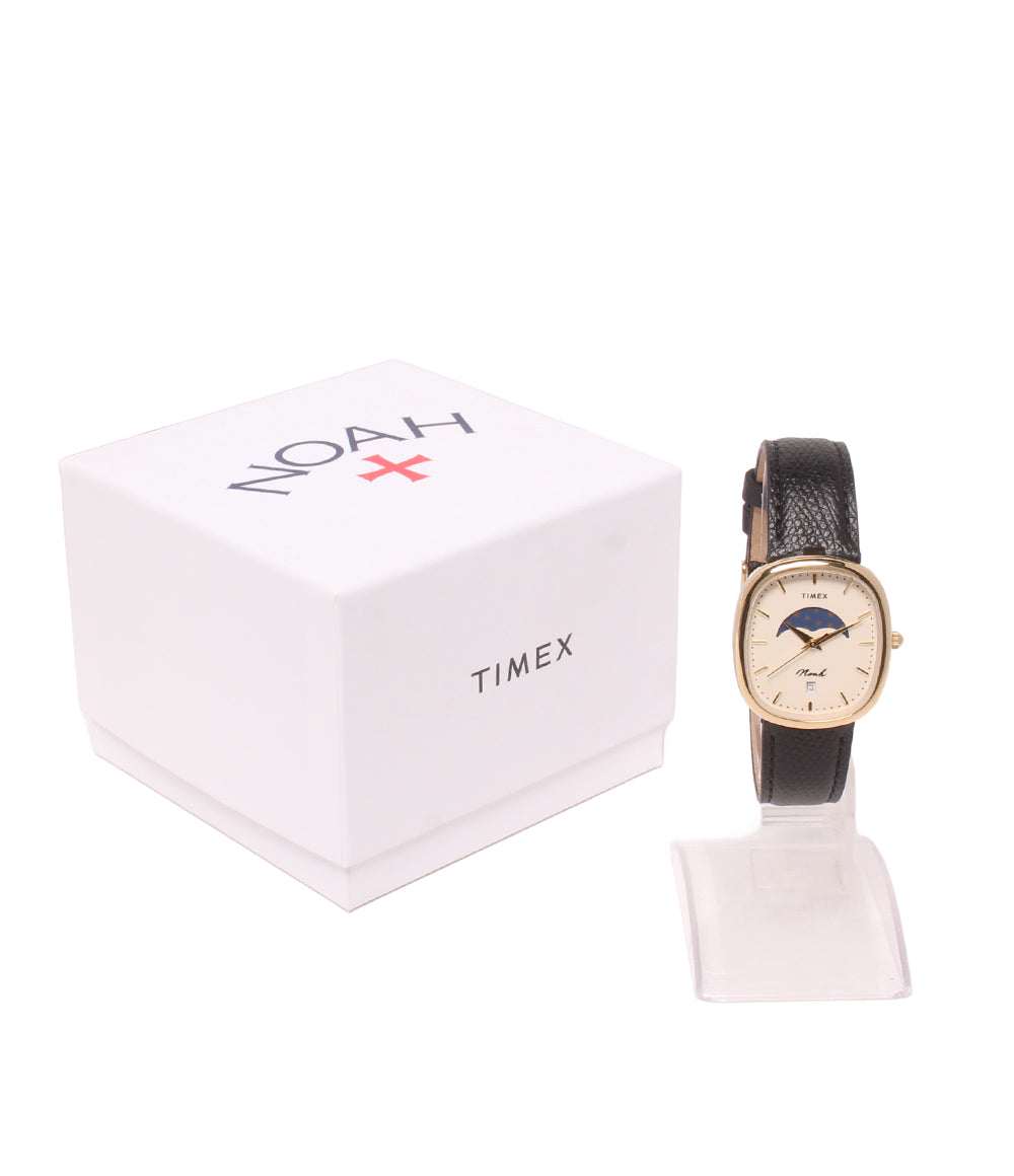 美品 TIMEX NOAH 腕時計 ムーンフェイズ Noah x Timex Oval Moon Phase Watch クオーツ TW2Y62400 メンズ タイメックス ノア