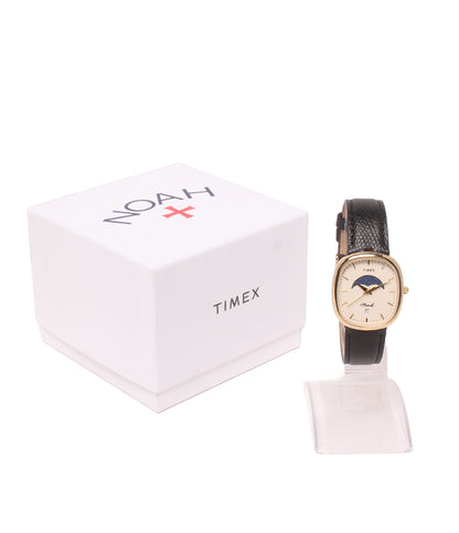 美品 TIMEX NOAH 腕時計 ムーンフェイズ Noah x Timex Oval Moon Phase Watch クオーツ TW2Y62400 メンズ タイメックス ノア