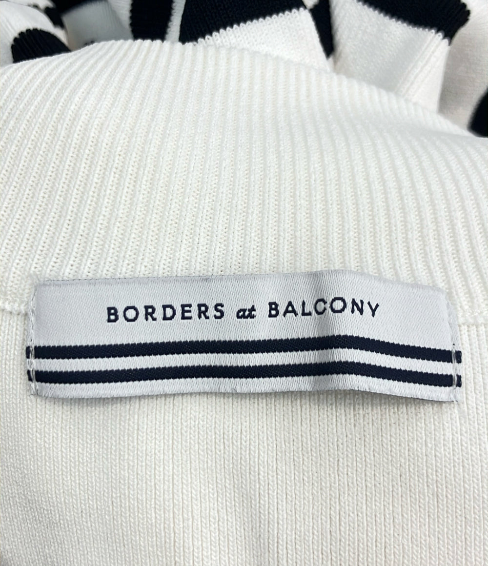 美品 BORDERS at BALCONY 長袖ニット BD2121-1B-02 レディース SIZE 38 (M) ボーダーズ アット バルコニー
