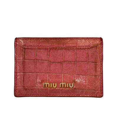 ミュウ ミュウ カードケース 名刺入れ レディース Miu Miu