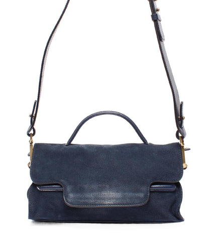 ZANELLATO 2way ハンドバッグ ショルダーバッグ 肩掛け スエード NINA レディース ザネラート