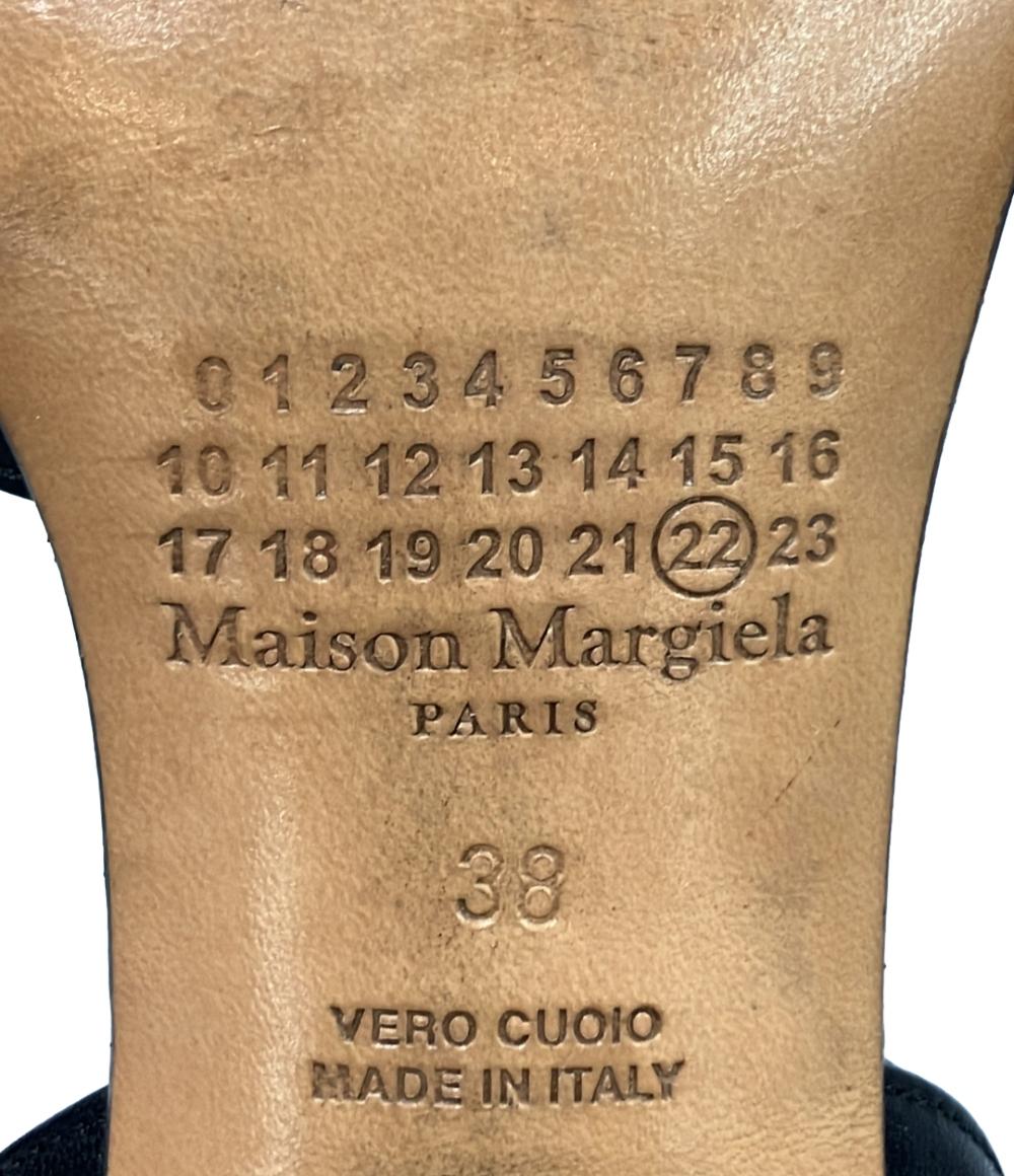 Maison Margiela アンクルストラップパンプス タビ チャンキーヒール