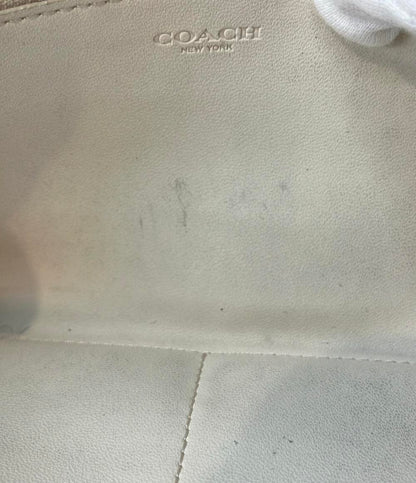 コーチ ラウンドファスナー長財布 シグネチャー レディース COACH