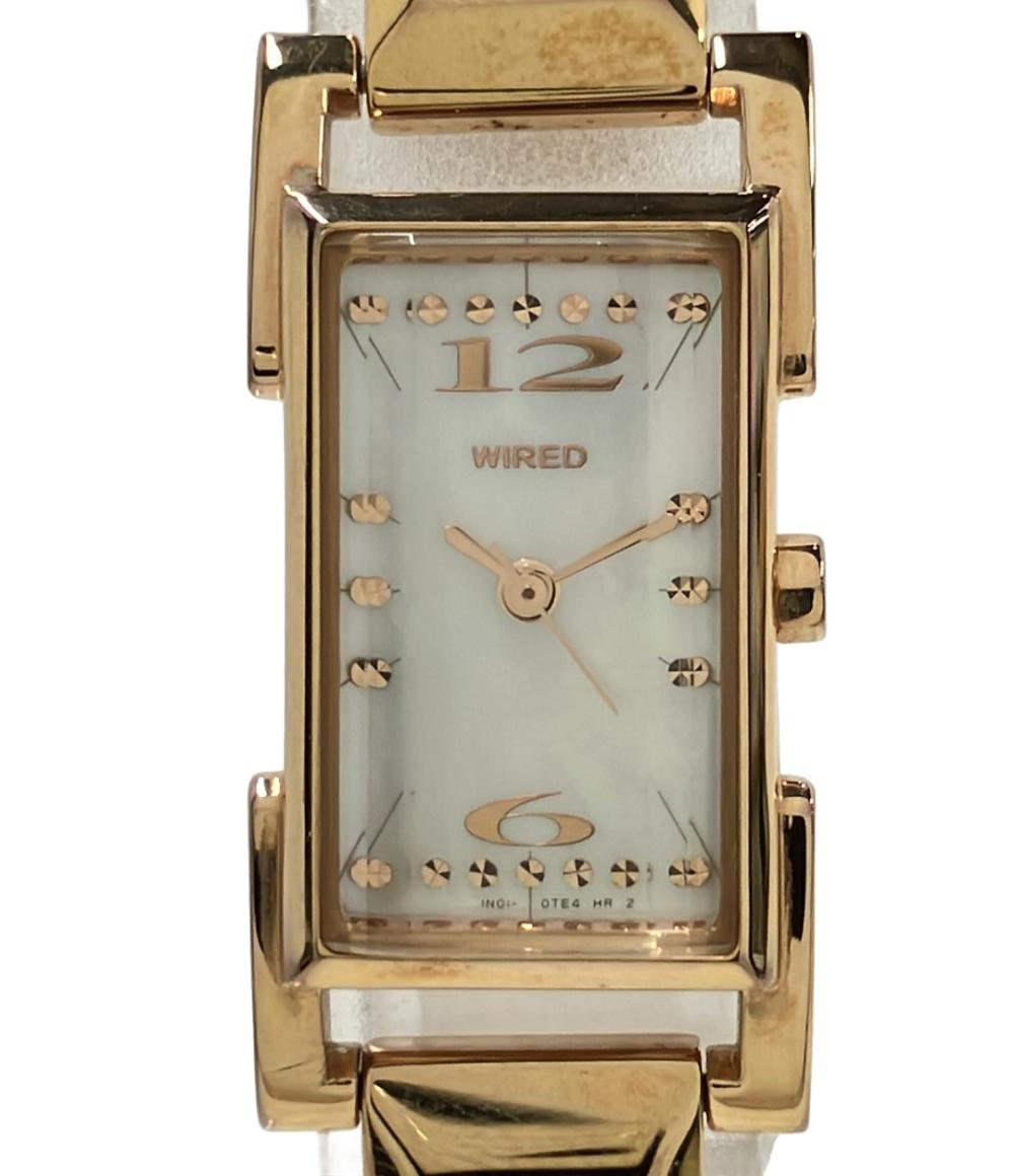 セイコー 腕時計 WIRED ワイアード クオーツ シェル 1N01-0JZ0 レディース SEIKO