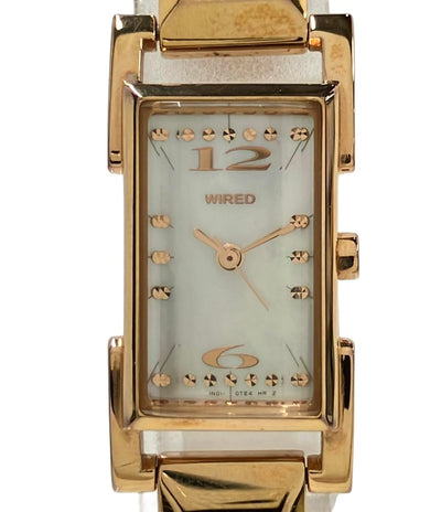 セイコー 腕時計 WIRED ワイアード クオーツ シェル 1N01-0JZ0 レディース SEIKO