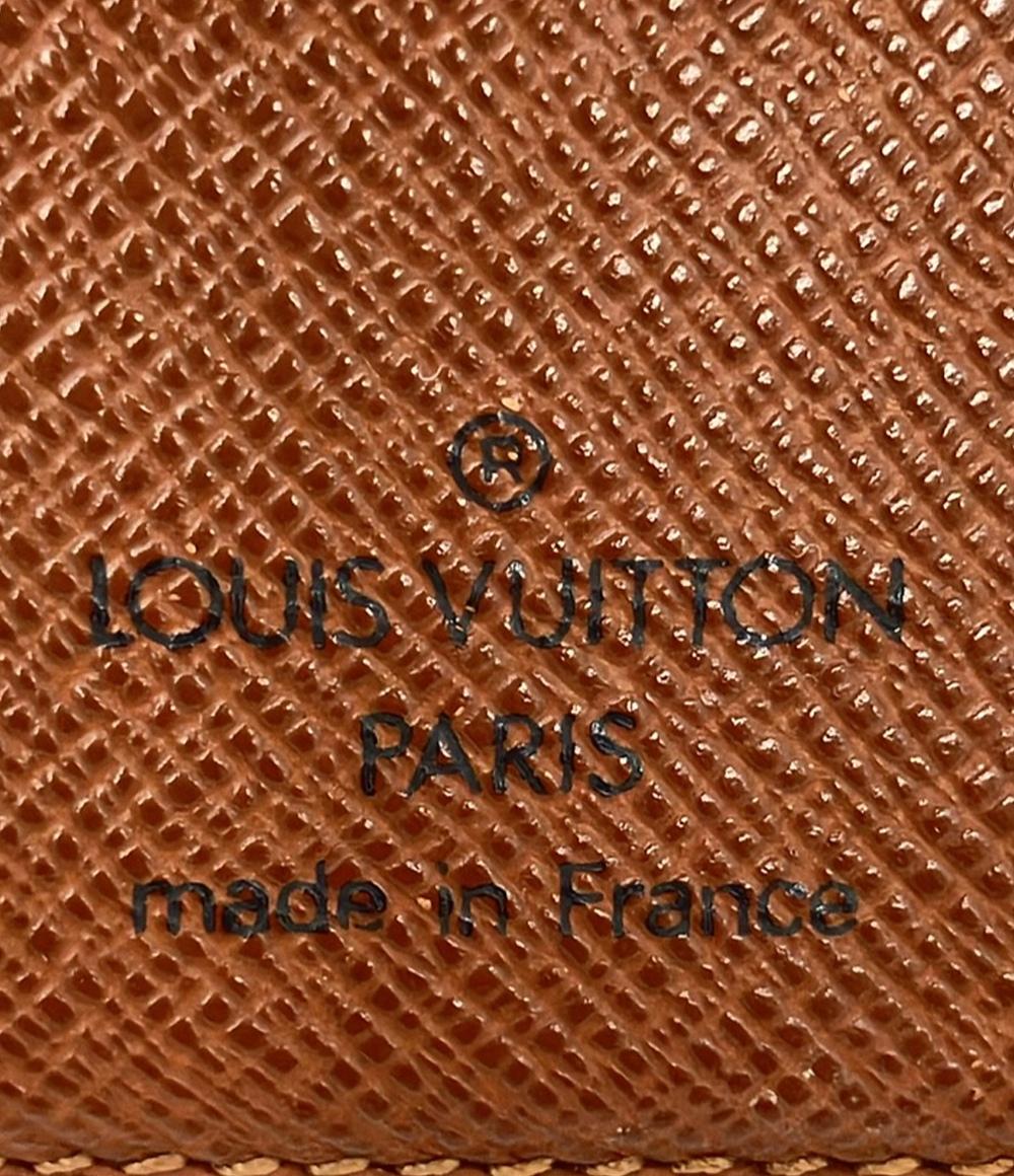 訳あり ルイ・ヴィトン 二つ折り財布 ポルトパピエ ジップ モノグラム M61207 レディース LOUIS VUITTON