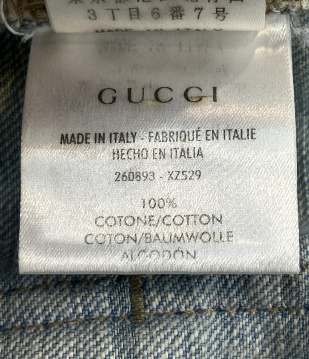 グッチ デニムパンツ ダメージ レディース SIZE 46 (L) GUCCI