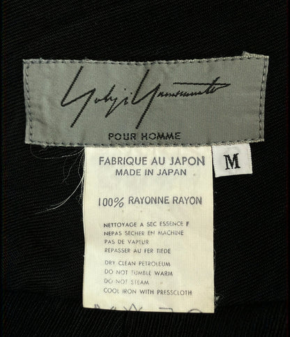 Yohji Yamamoto POUR HOMME 半袖 シャツ メンズ SIZE M ヨウジヤマモトプールオム