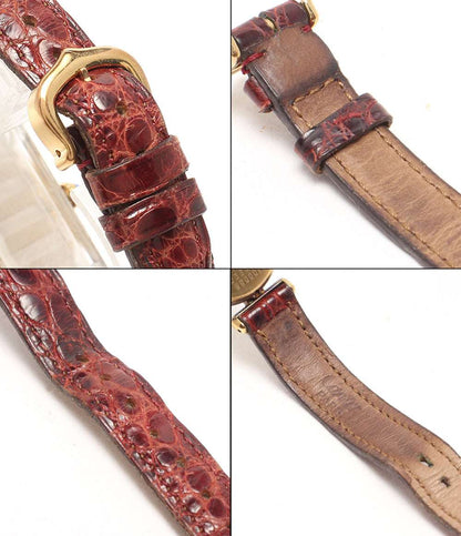 Cartier 腕時計 925 マストコリゼ ヴェルメイユ クオーツ ホワイト W590002 レディース カルティエ