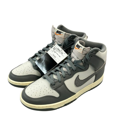 美品 NIKE ハイカットスニーカー DUNK HI RETRO SE VNTG DM0582-001 メンズ SIZE 27.0 (L) ナイキ