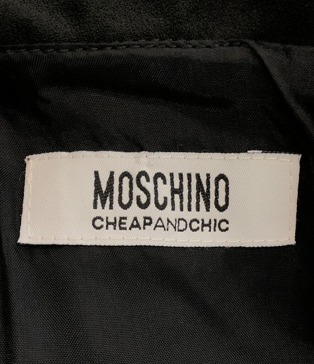 モスキーノ  ノースリーブワンピース ギャザーワンピース      レディース SIZE 38 (S) MOSCHINO