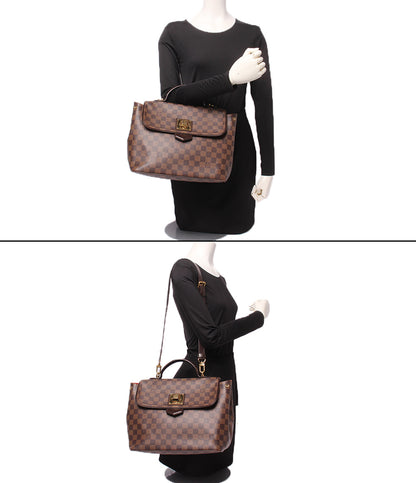 LOUIS VUITTON 2way ハンドバッグ ショルダーバッグ 肩掛け ベルガモMM ダミエ エベヌ N41168 レディース ルイ・ヴィトン