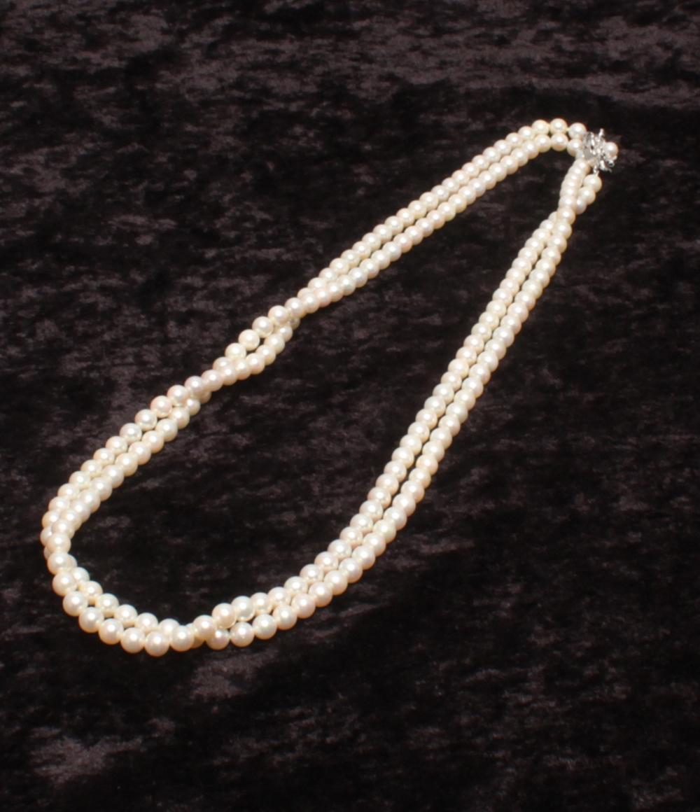 ロングネックレス SV パール 6.0-6.5mm レディース