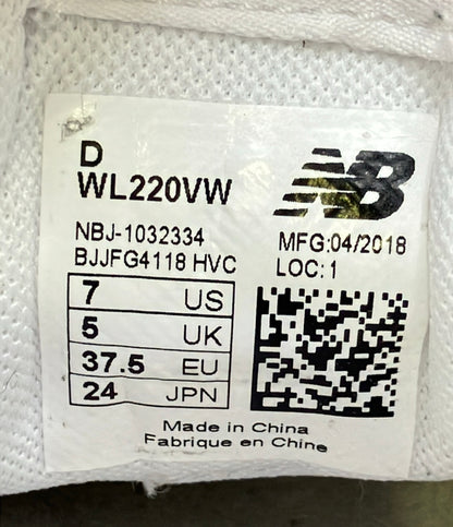 NEW BALANCE ローカットスニーカー WL220VW レディース SIZE 24.0 ニューバランス