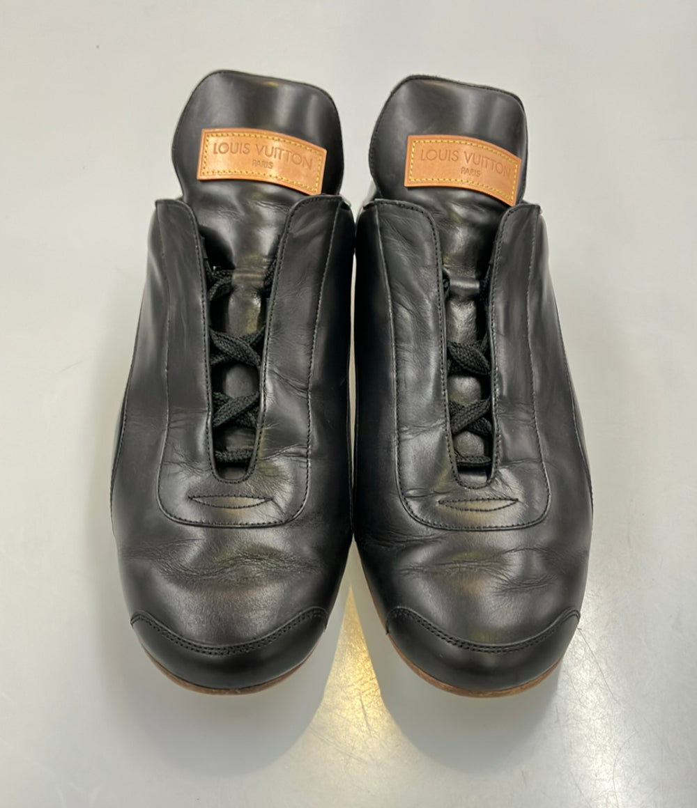 訳あり LOUIS VUITTON ローカットスニーカー レザー メンズ SIZE 7 1/2 (26.5cm) ルイ・ヴィトン