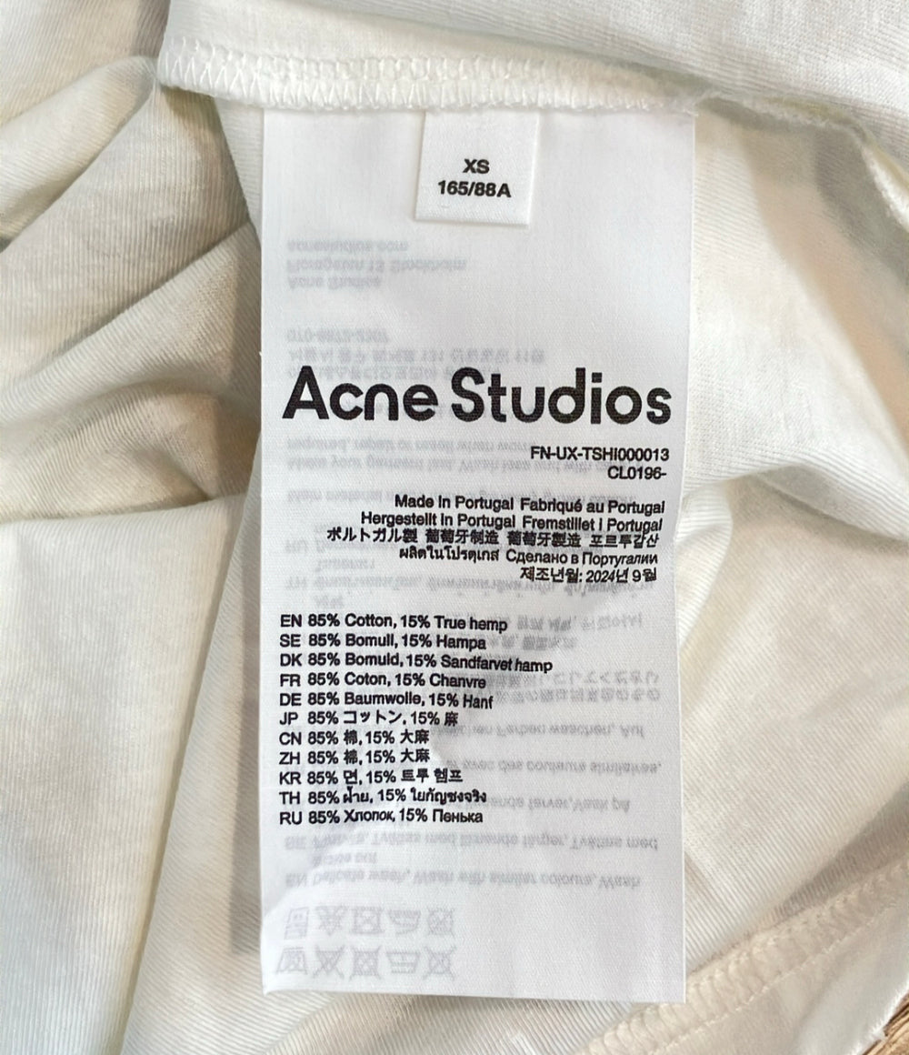Acne Studios 半袖 スプレー加工ロゴTシャツ ダメージ加工 FN-UX-TSHI000013 メンズ SIZE XS (X) アクネ ストゥディオズ